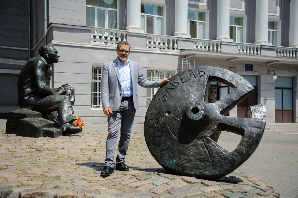 Andrei Malaiev-Babel, grandson of the writer. Photo by Boris Bukhman